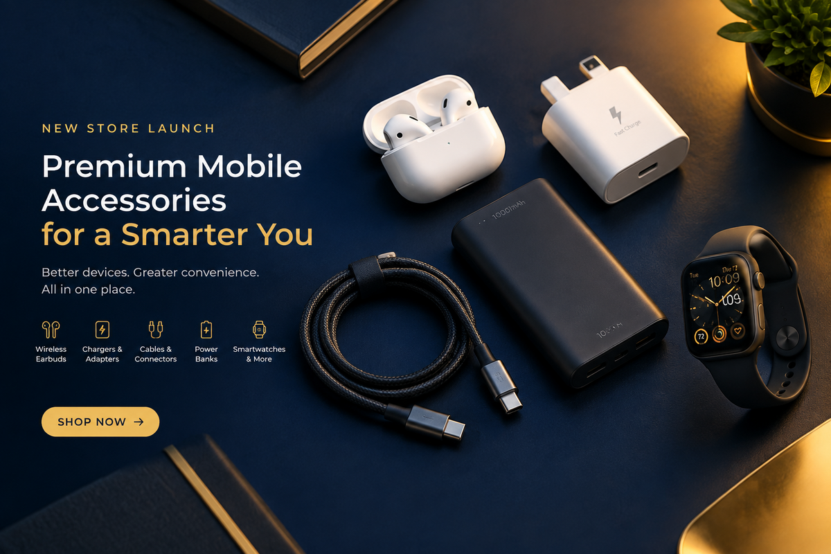 Welcome to HA-Mobiles — Pakistan's Trusted Mobile Accessories Store