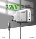 CH37 Pro Type c Charger PD+USB Port