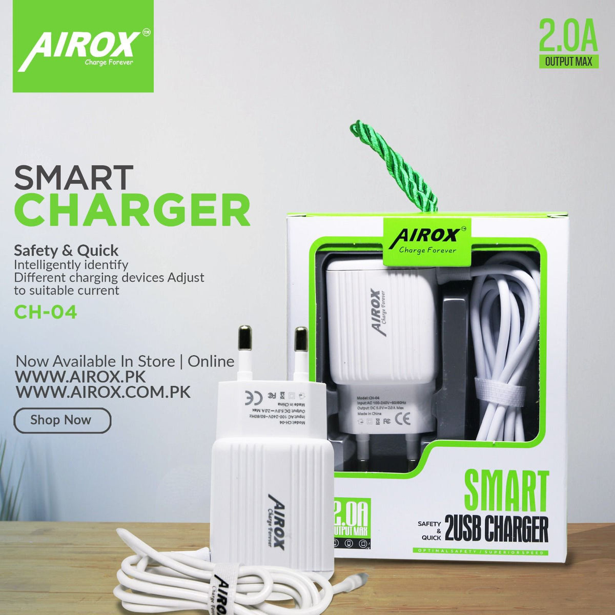 CH04 Smart 2 USB Mobile Charger || Best Mobile Charger