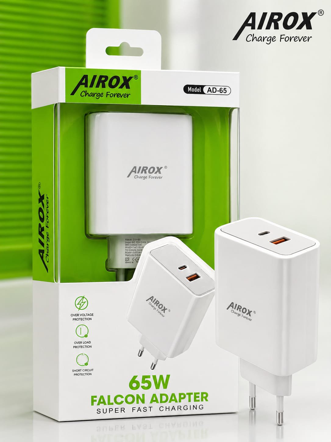 AD65 Falcon Adapter (65W Super Fast Charging)
