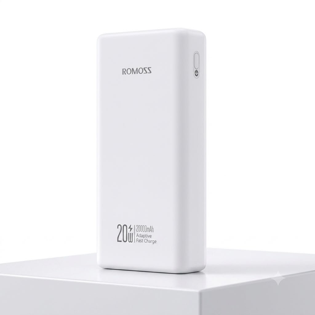 Romoss PRC20 20000mAh 15W Fast Charging Powerbank-Loss Paking