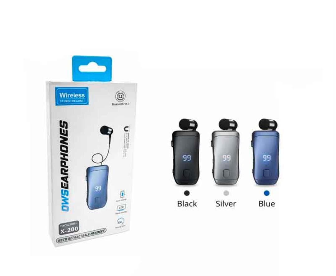 X200 Clip On Ows Earphone 30H Talking Time