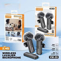 PLOKAMA VM20 Wireless Microphone – Lavalier Mic Set for Clear Audio