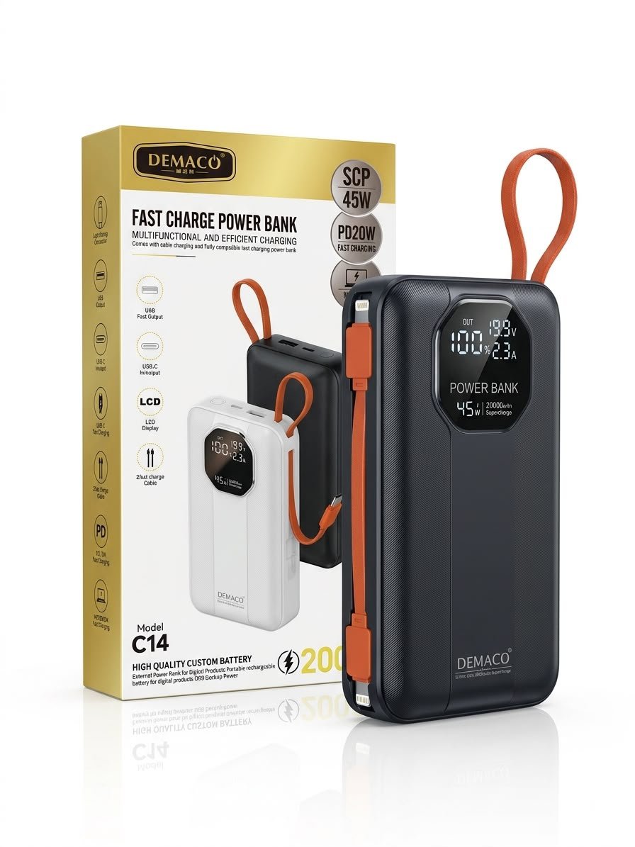 Demaco 45w 20000mah Power Bank
