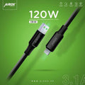 CB50 iPhone Airox Qualcomm 120 Watt Super Fast Charging Data Cable | Premium Quality