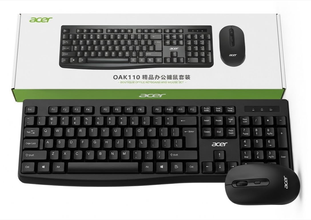 ACER WIRELESS KEYBOARD
MOUSE SET OAK110