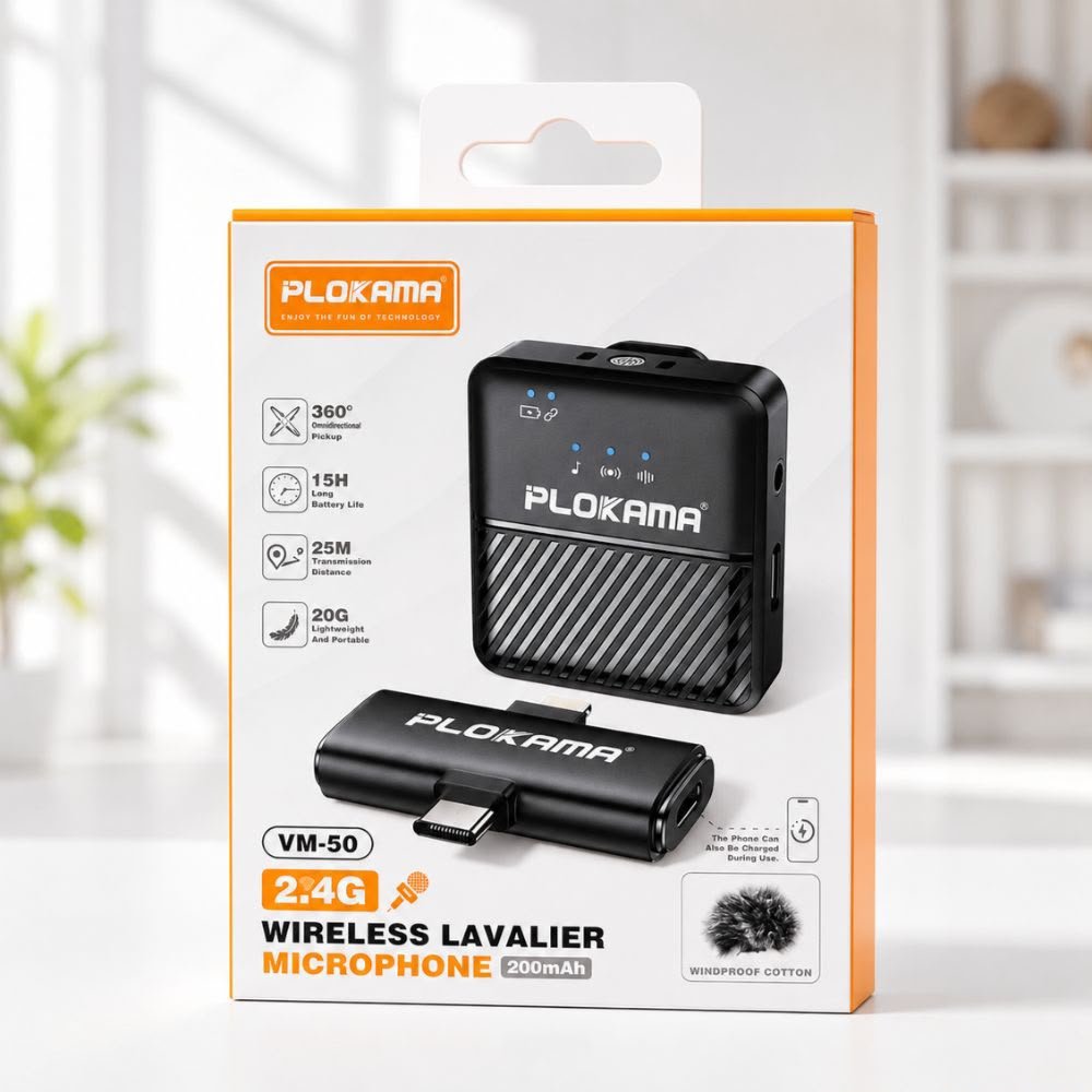 PLOKAMA VM-50 2.4G Wireless Microphone
