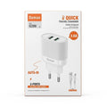 G206 3.6A ADAPTER WITH V8 Micro CABLE DUEL USB PORT