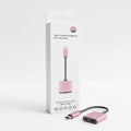 JH-020 TYPE C TO 3.5MM HEADPHONE JACK CHARGE ADAPTER 2IN1 CONNECTOR