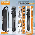 PLOKAMA PK 9990 Tripod 180 CM: Professional Camera and Camcorder Stand, Compatible with Mobile Phones for Photography and Video Recording
