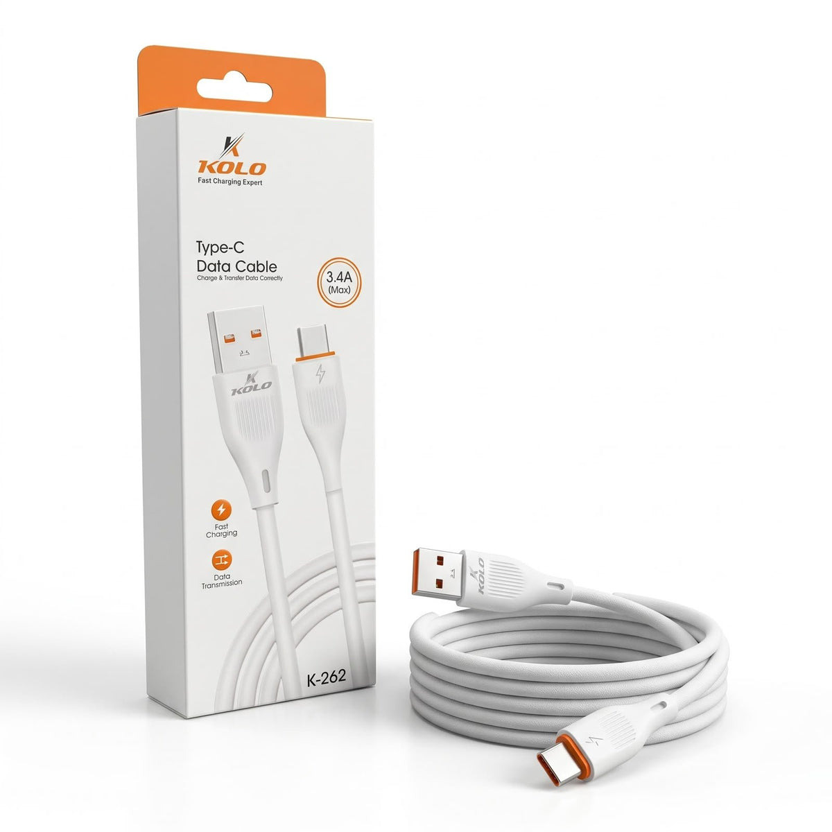 Kolo K262 3.5A Max Type c  Data Cable