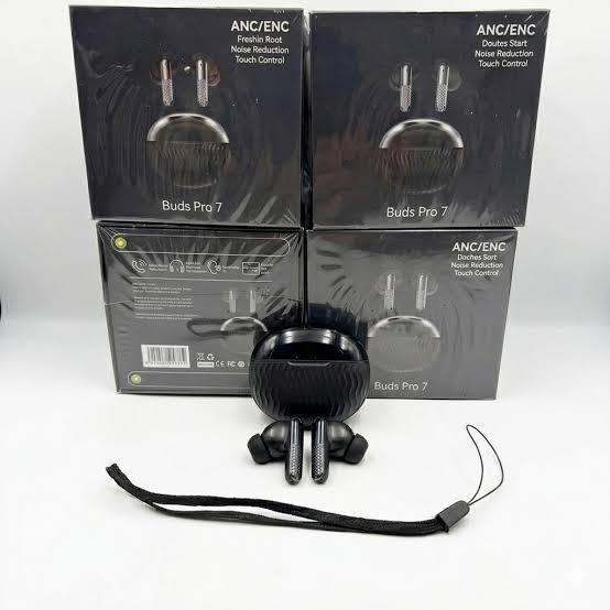 Buds Pro 7 True Wireless Earbuds – Hybrid ANC + ENC Double Noise Reduction TWS