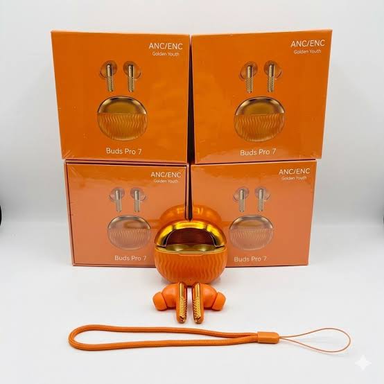 Buds Pro 7 True Wireless Earbuds – Hybrid ANC + ENC Double Noise Reduction TWS