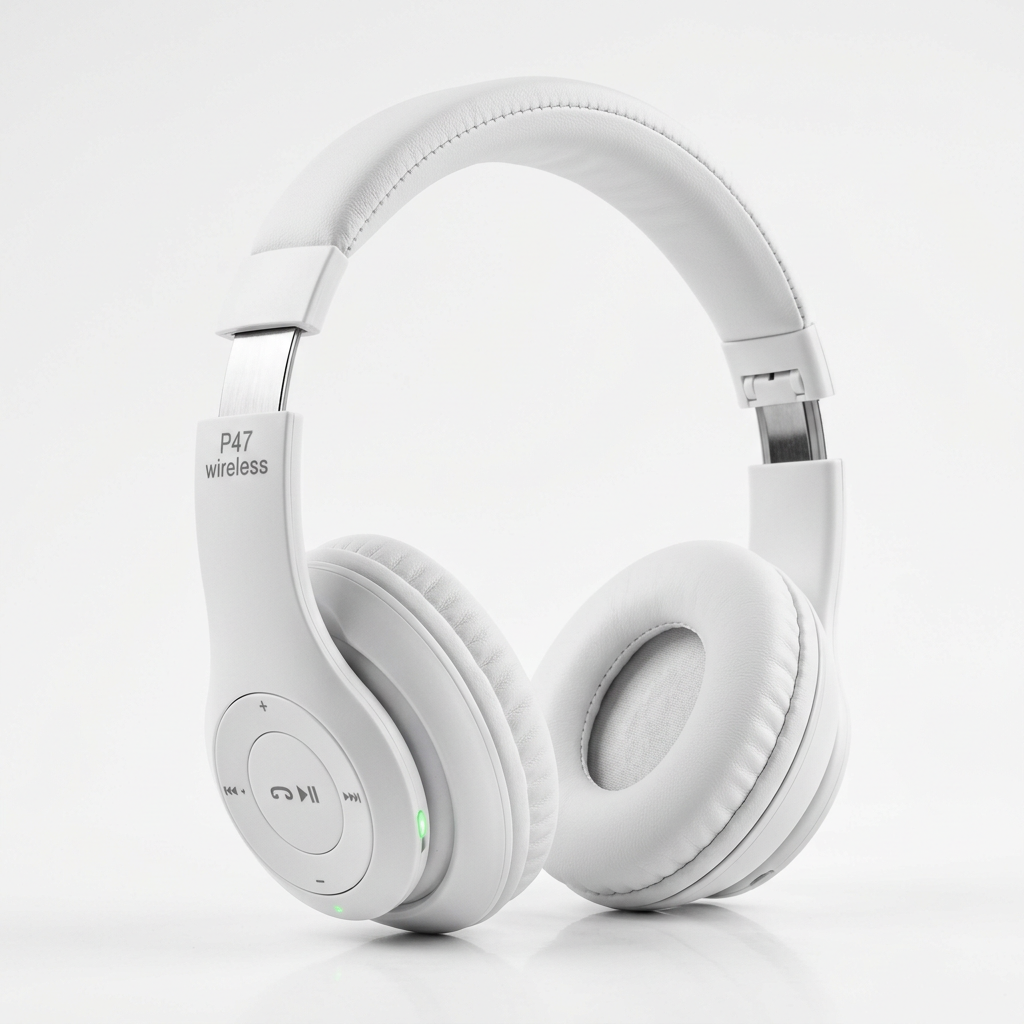 P47 Wireless Headphones - White