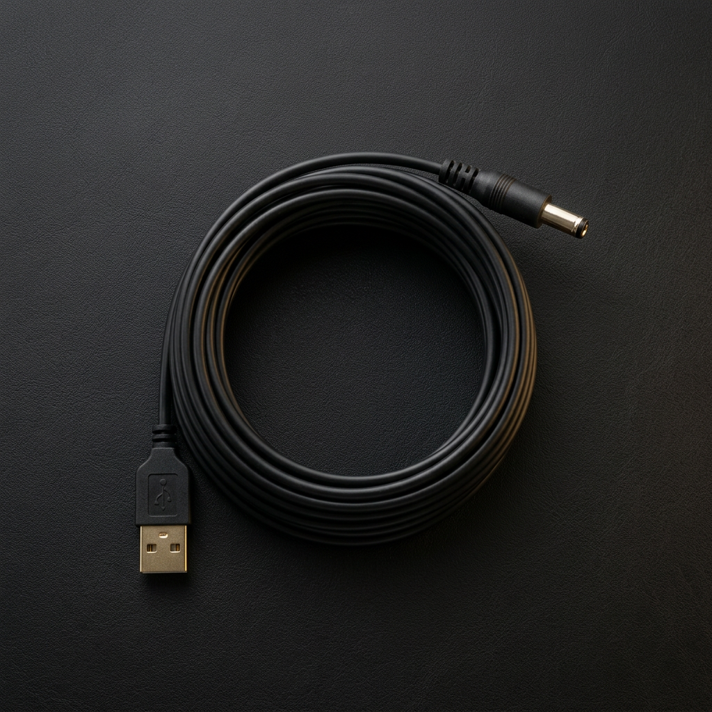 Power Boost Cable - Flat Lay Coiled